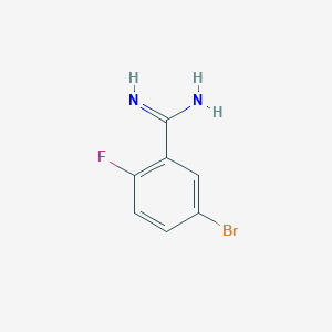 5-bromo-2-fluorobenzamidine - (1100752-70-2)