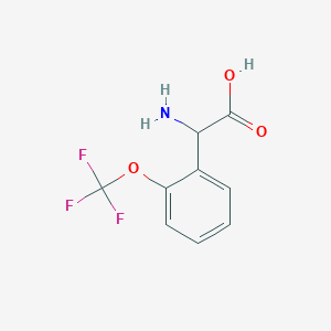 2-Amino-2-(2-(trifluoromethoxy)phenyl)acetic acid - (1101781-50-3)