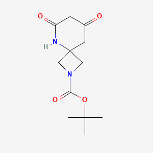 2,5-Diazaspiro[3.5]nonane-2-carboxylic acid, 6,8-dioxo-, 1,1-diMethylethyl ester - (1105662-95-0)