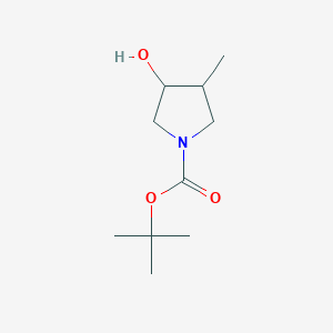 tert-Butyl (3R,4R)-3-hydroxy-4-methyl-pyrrolidine-1-carboxylate - (1107658-75-2)