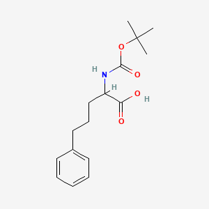 2-[(TERT-BUTOXYCARBONYL)AMINO]-5-PHENYLPENTANOIC ACID - (110849-10-0)
