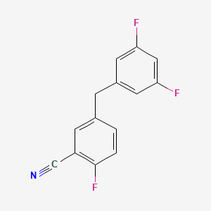 5-(3,5-Difluorobenzyl)-2-fluorobenzonitrile - (1108745-25-0)