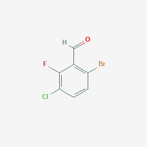 6-Bromo-3-chloro-2-fluorobenzaldehyde - (1114809-02-7)