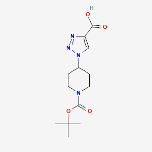 1-[1-(tert-butoxycarbonyl)piperidin-4-yl]-1H-1,2,3-triazole-4-carboxylic acid - (1119452-31-1)