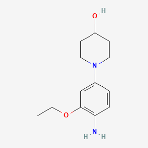 1-(4-aMino-3-ethoxyphenyl)piperidin-4-ol - (1130146-98-3)