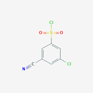 3-chloro-5-cyanobenzene-1-sulfonyl chloride - (1131397-77-7)