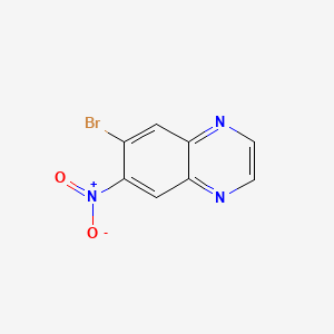6-Bromo-7-nitroquinoxaline - (113269-09-3)