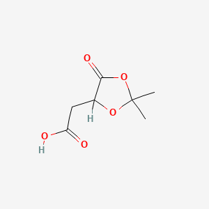 [(4R)-2,2-Dimethyl-5-oxo-1,3-dioxolan-4-yl]acetic Acid - (113278-68-5)