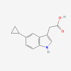 1H-Indole-3-acetic acid, 5-cyclopropyl- - (1144102-34-0)