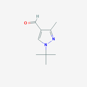 1-(tert-Butyl)-3-methyl-1H-pyrazole-4-carbaldehyde - (1152506-33-6)