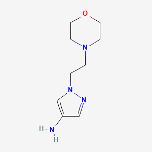 1-(2-Morpholin-4-yl-ethyl)-1H-pyrazol-4-ylaMine - (1152961-27-7)