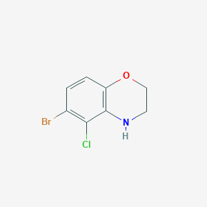6-bromo-5-chloro-3,4-dihydro-2H-benzo[b][1,4]oxazine - (1154740-67-6)
