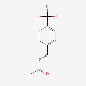 3-Buten-2-one, 4-[4-(trifluoromethyl)phenyl]-, (3E)- - (115665-92-4)