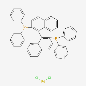 [(R)-(+)-2,2'-Bis(diphenylphosphino)-1,1'-binaphthyl]palladium(II) chloride - (115826-95-4)