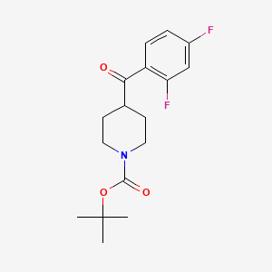 tert-Butyl 4-(2,4-difluorobenzoyl)piperidin-1-carboxylate - (1159825-99-6)