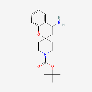 Spiro[2H-1-benzopyran-2,4'-piperidine]-1'-carboxylic acid, 4-amino-3,4-dihydro-, 1,1-dimethylethyl ester - (1160247-73-3)