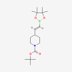 tert-butyl 4-[(E)-2-(4,4,5,5-tetramethyl-1,3,2-dioxaborolan-2-yl)ethenyl]piperidine-1-carboxylate - (1160924-51-5)