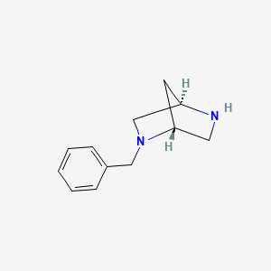 2,5-Diazabicyclo[2.2.1]heptane, 2-(phenylmethyl)-, hydrobromide (1:2), (1S,4S)- - (116258-17-4)