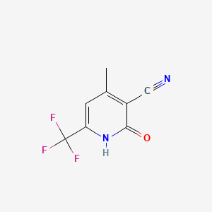3-Pyridinecarbonitrile, 1,2-dihydro-4-methyl-2-oxo-6-(trifluoromethyl)- - (116548-08-4)