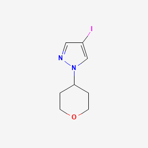 4-iodo-1-(tetrahydro-2H-pyran-4-yl)-1H-pyrazole - (1175274-93-7)