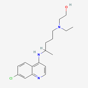 2-[{4-[(7-chloroquinolin-4-yl)amino]pentyl}(ethyl)amino]ethanol sulfate - (118-42-3)