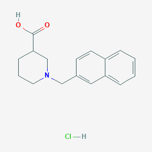 1-(2-Naphthylmethyl)piperidine-3-carboxylic acid hydrochloride - (1185299-51-7)