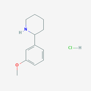 2-(3-Methoxyphenyl)piperidine hydrochloride - (1187172-83-3)