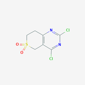 2,4-Dichloro-7,8-dihydro-5H-S,S-di-oxoisothiopyrano[4,3-d]pyriMidine - (1187830-50-7)