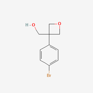 (3-(4-bromophenyl)oxetan-3-yl)methanol - (1188264-15-4)