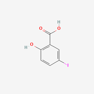 2-Hydroxy-5-iodobenzoic acid - (119-30-2)