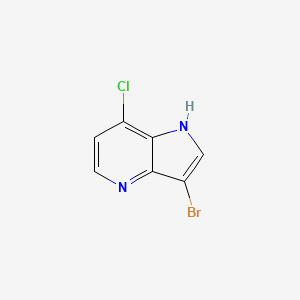 1H-Pyrrolo[3,2-b]pyridine, 3-bromo-7-chloro- - (1190318-41-2)