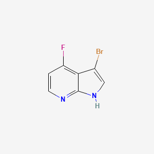 1H-Pyrrolo[2,3-b]pyridine, 3-bromo-4-fluoro- - (1190320-00-3)