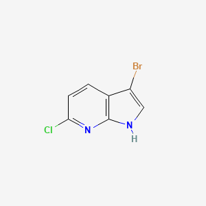 1H-Pyrrolo[2,3-b]pyridine, 3-bromo-6-chloro- - (1190321-08-4)