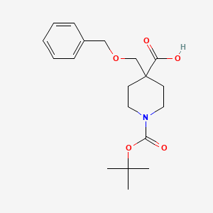 1-Boc-4-[(benzyloxy)methyl]-4-piperidinecarboxylic acid - (1192189-52-8)