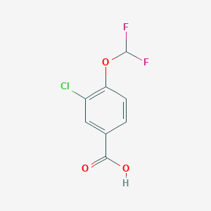 3-chloro-4-(difluoromethoxy)benzoic acid - (1192829-74-5)