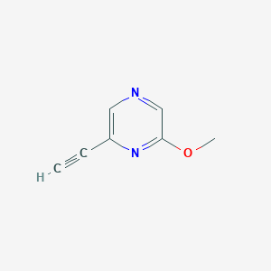 2-Ethynyl-6-methoxypyrazine - (1196153-43-1)