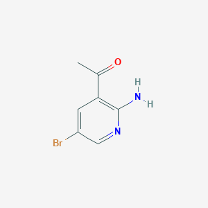 1-(2-amino-5-bromopyridin-3-yl)ethan-1-one - (1196154-61-6)