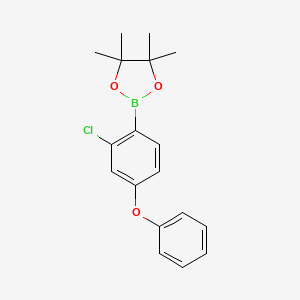 2-(2-chloro-4-phenoxyphenyl)-4,4,5,5-tetramethyl-1,3,2-dioxaborolane - (1196395-83-1)