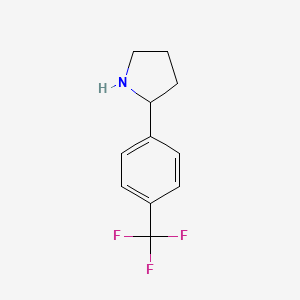 2-[4-(TRIFLUOROMETHYL)PHENYL]PYRROLIDINE - (1197232-77-1)
