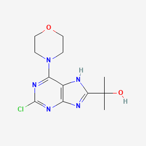 2-(2-chloro-6-morpholino-9H-purin-8-yl)propan-2-ol - (1198171-62-8)