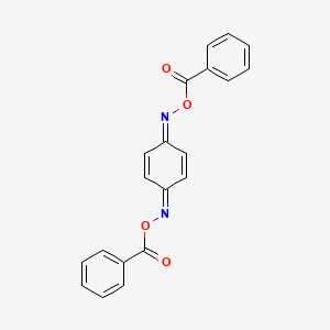2,5-Cyclohexadiene-1,4-dione, 1,4-bis(O-benzoyloxime) - (120-52-5)