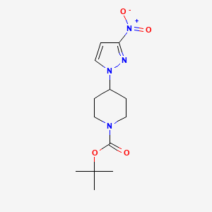 tert-butyl 4-(3-nitropyrazol-l-yl)piperidine-l-carboxylate - (1201935-68-3)