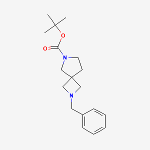 tert-butyl 2-benzyl-2,6-diazaspiro[3.4]octane-6-carboxylate - (1202179-27-8)