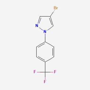 4-bromo-1-(4-(trifluoromethyl)phenyl)-1H-pyrazole - (1203556-18-6)