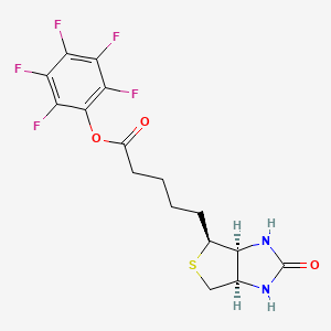 1H-Thieno[3,4-d]imidazole-4-pentanoic acid, hexahydro-2-oxo-,pentafluorophenyl ester, (3aS,4S,6aR)- - (120550-35-8)