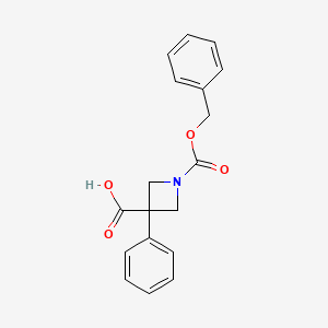 1-[(benzyloxy)carbonyl]-3-phenylazetidine-3-carboxylicacid - (1207203-37-9)