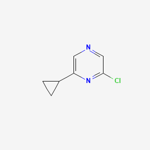 2-chloro-6-cyclopropylpyrazine - (1209457-99-7)