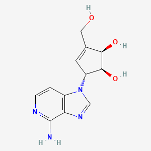 (-)-1-[(1R,4R,5S)-3-(Hydroxymethyl)-4,5-dihydroxy-2-cyclopenten-1-yl]4-aminoimidazo[4,5-c]pyridine hydrochloride, DZNep hydrochloride - (120964-45-6)