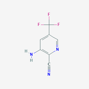 3-amino-5-(trifluoromethyl)pyridine-2-carbonitrile - (1211515-30-8)