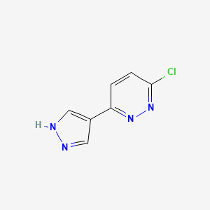 3-chloro-6-(1H-pyrazol-4-yl)pyridazine - (1211519-08-2)